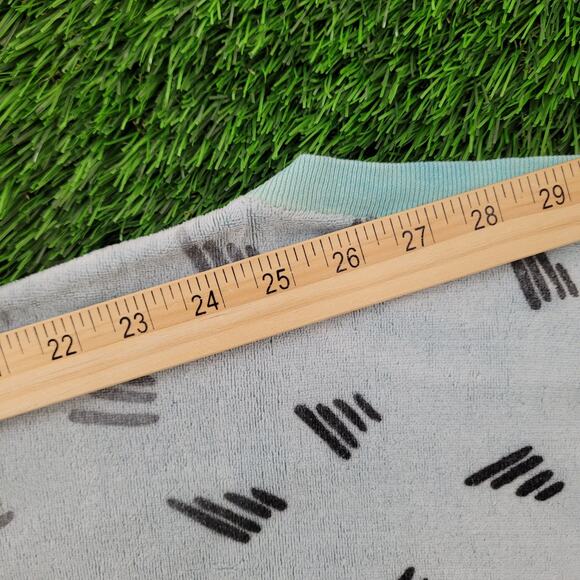 Vintage 80s MOD Terry Sweatshirt Womens XL 23x27 Sun-Faded - Picture 3 of 14